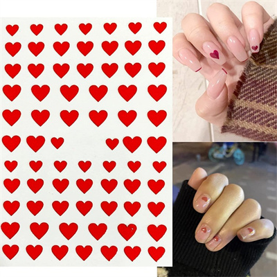 Valentine's day Nail Stickers   Heart Series