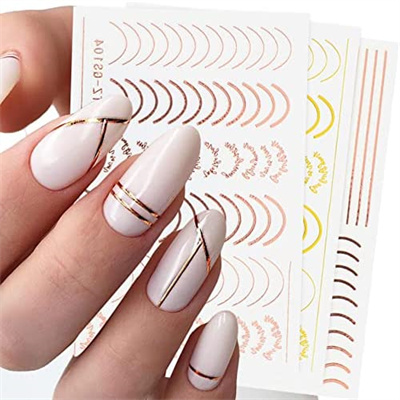 French Line Nail Stickers