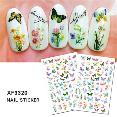 Nail Art Sticker Butterfly-Colorful