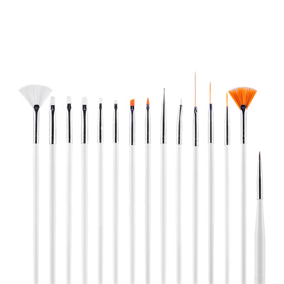 15pcs nail brushes set