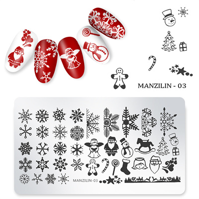 Nail Art Stamping Plate